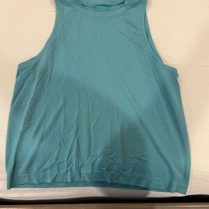 Women's Sleeveless Blue Top